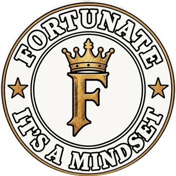 Fortunate, it's a mindset: crown emblem