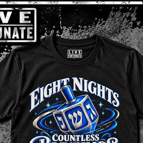 Eight Nights, Countless Blessings tee